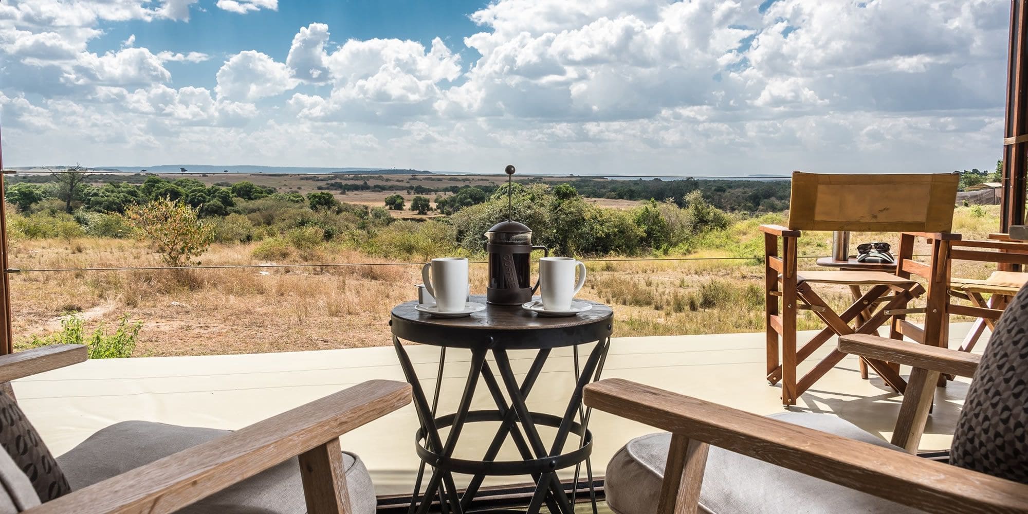 entim main camp views masai mara