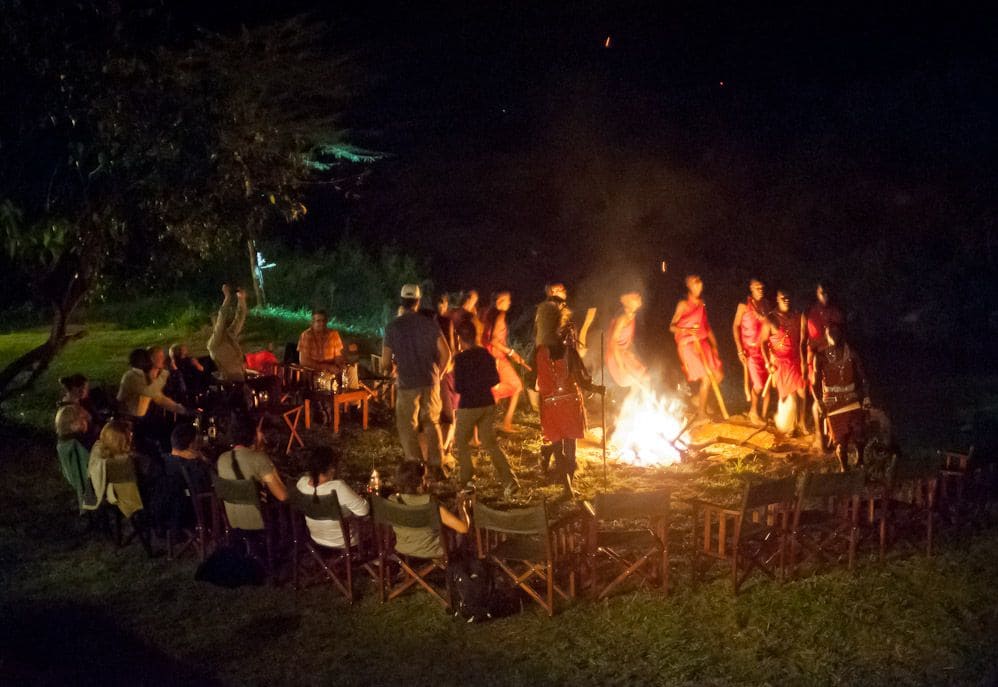 fireplace ilkeliani camp masai mara
